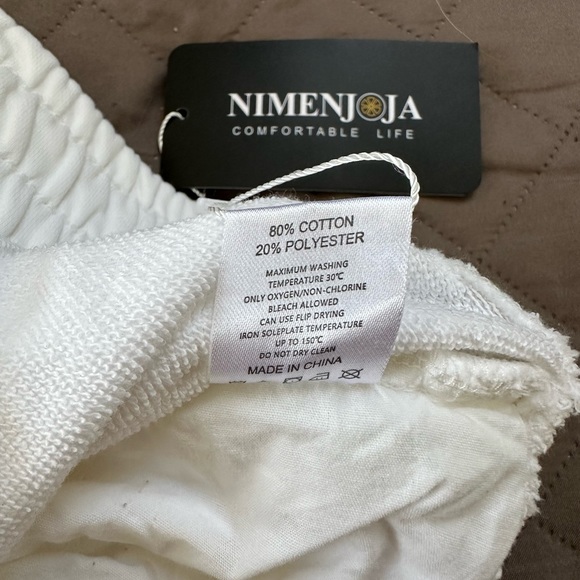 NIMENJOJA Mens 5.5" M Gym Shorts Cotton Jog Workout Lounge Jersey Zipper Pocket - Picture 5 of 8